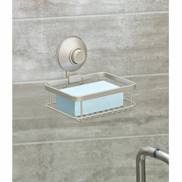 Shower Soap Dishes Holder Basket Tray Organizer Bathroom Strong Suction Cup 
