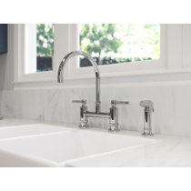 Wayfair | Bridge Polished Chrome Kitchen Faucets You'll Love ...