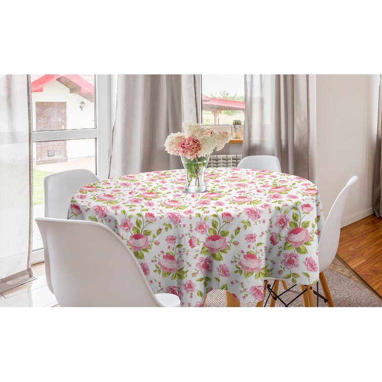 Cotton Floral Tablecover Home Kitchen Tablecloth Background Picnic Cloth DIY 