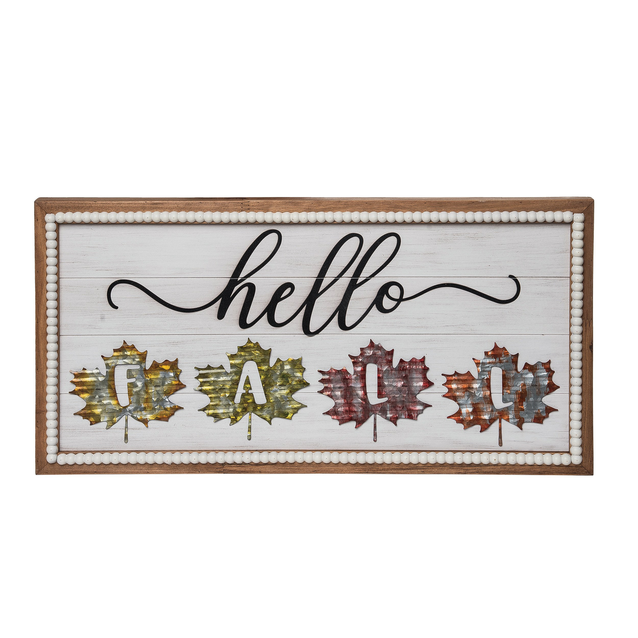 Trinx Harvest Hello Fall Wall Décor Wayfair