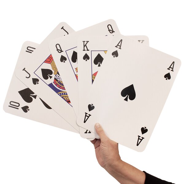 100% Plastic Black & White King Design Poker Playing Cards Twin Deck Set 