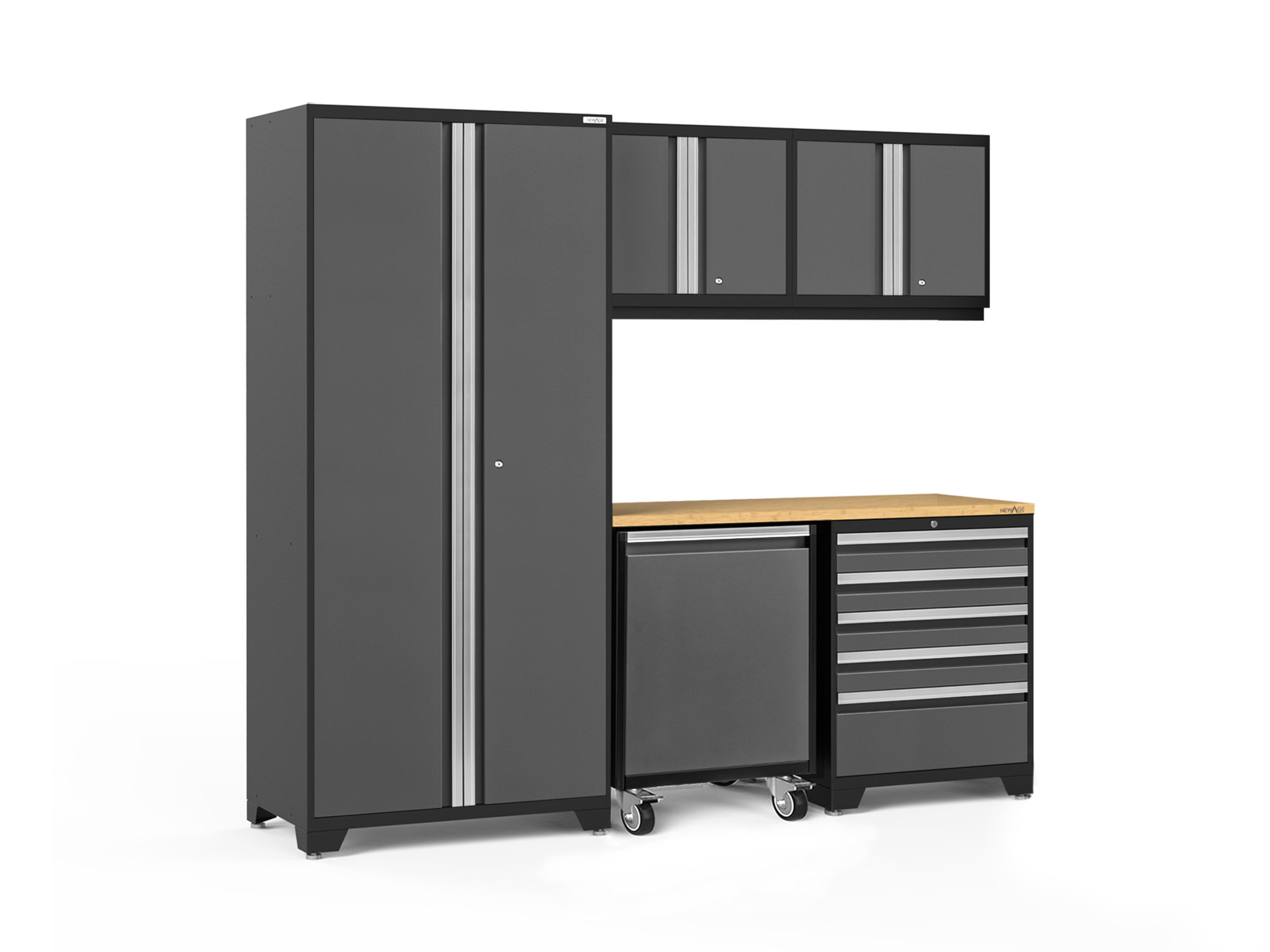 NewAge Products 5 Piece Storage Cabinet Set | Wayfair