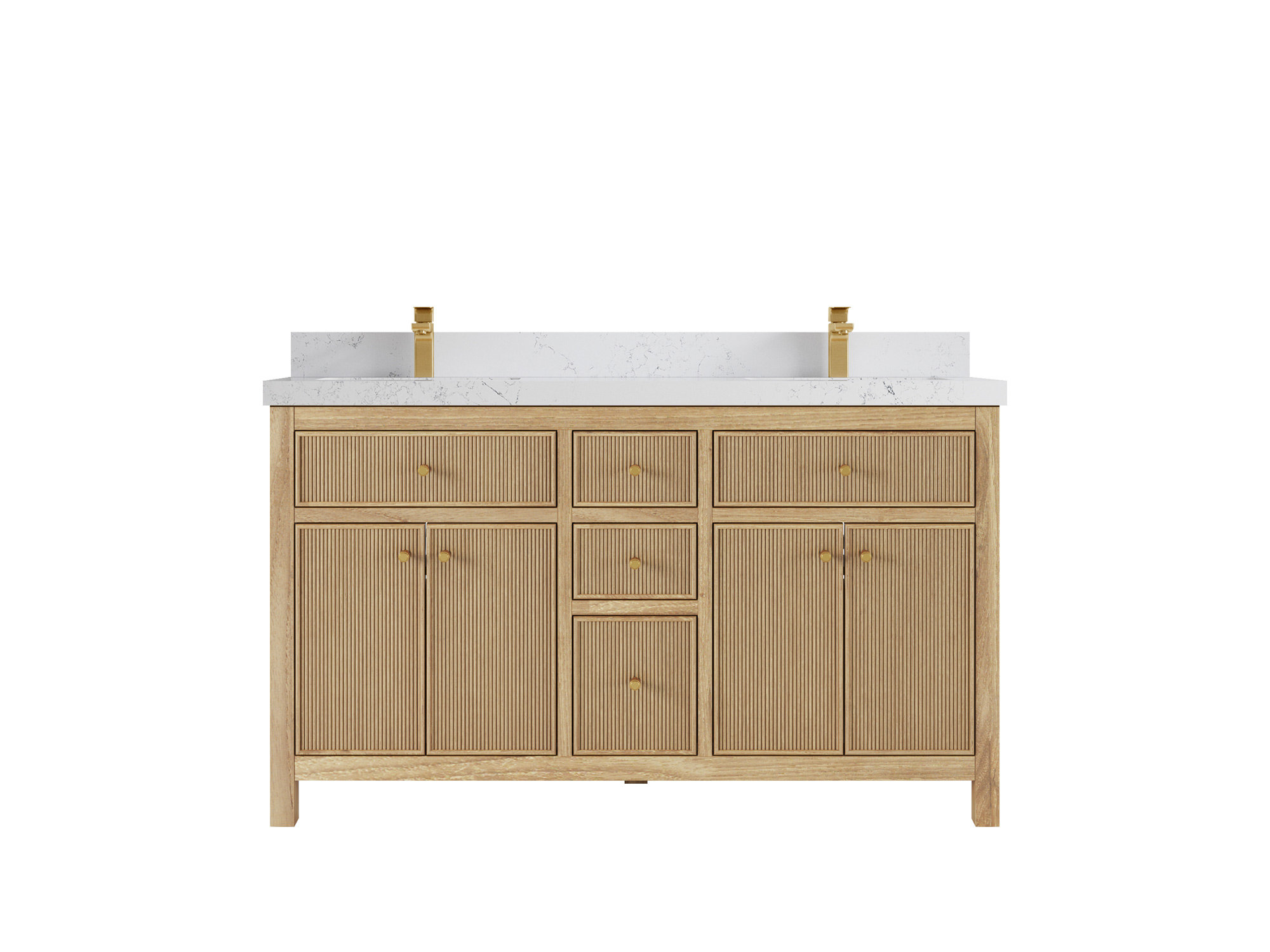 Willow Collections Sonoma 60" Double Bathroom Vanity Set Wayfair