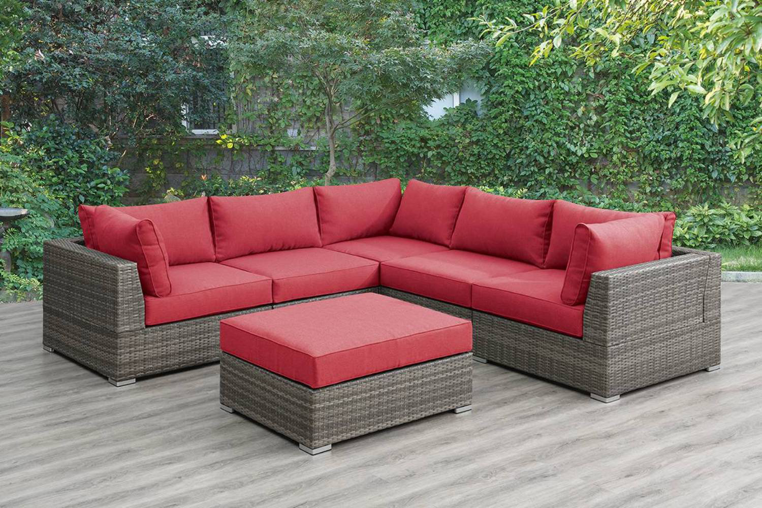 Hollywood Decor 48'' Wide Outdoor UShaped Patio Sectional Wayfair