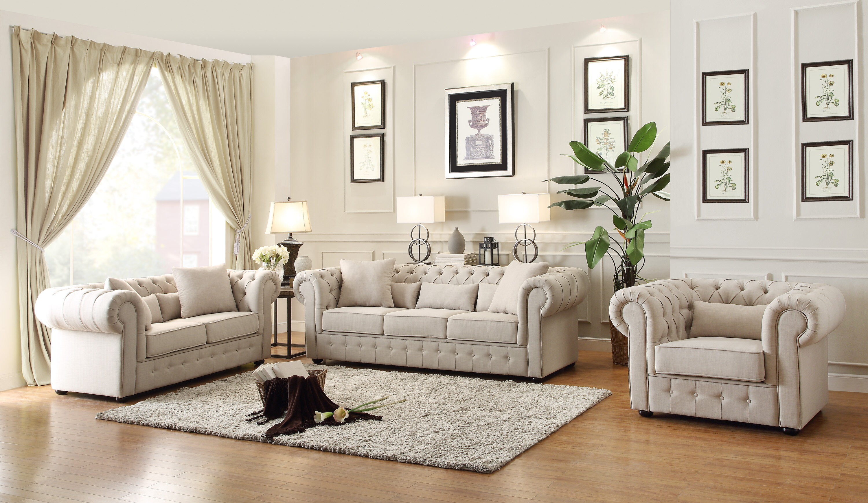 Zaffelare 2 Piece Standard Configurable Living Room Set