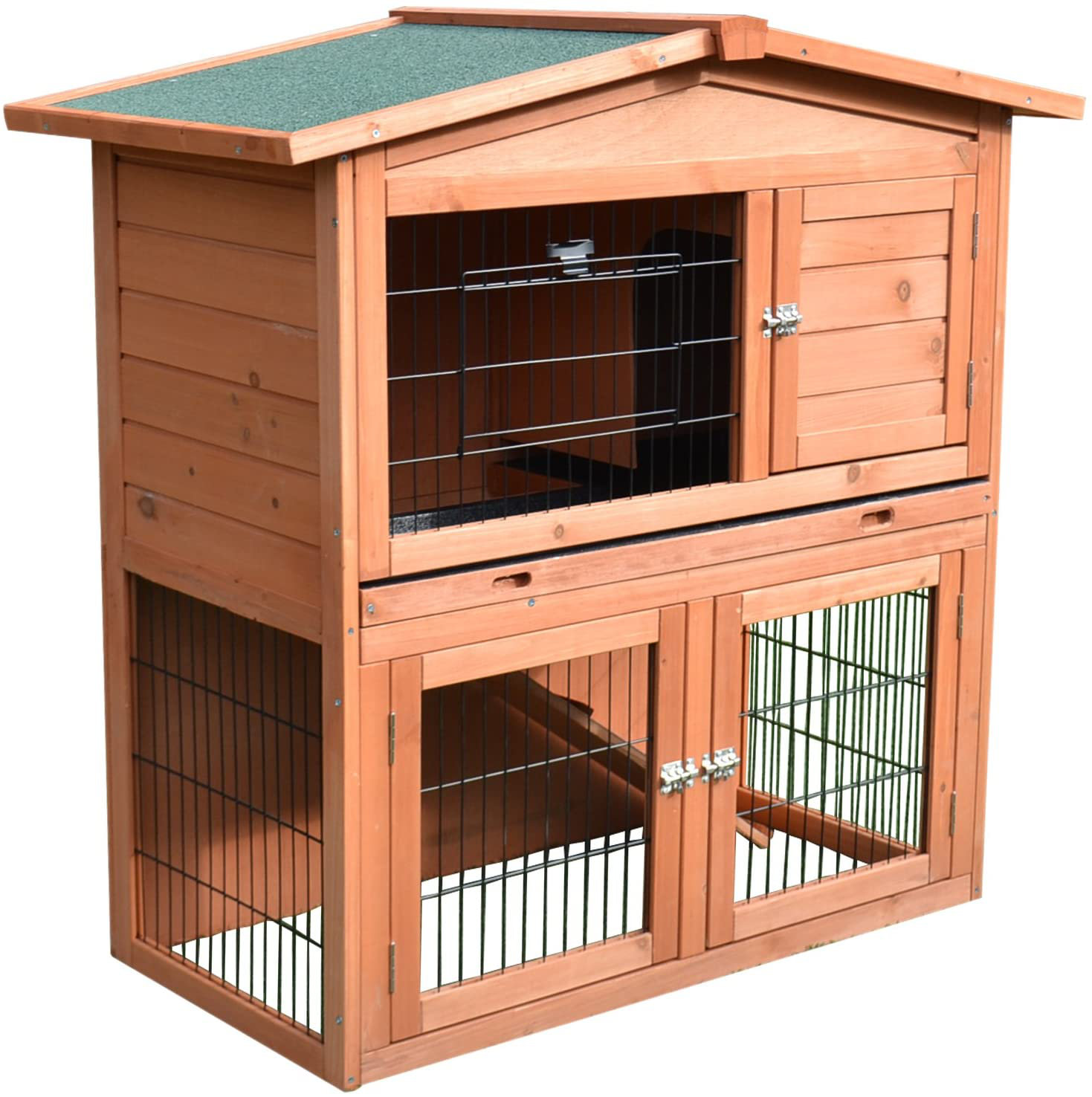 Archie & Oscar Coleman Weather Resistant Rabbit Hutch with Ramp