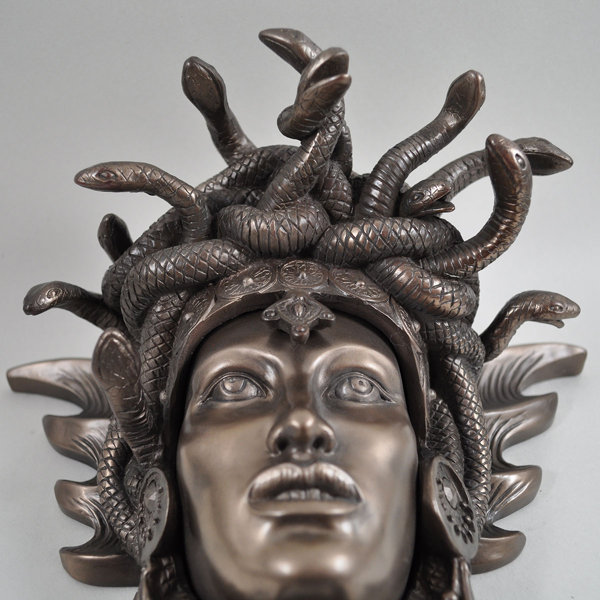 8.25" Medusa Statue Sculpture Figure Figurine Home Decor Greek Mythology Snake 