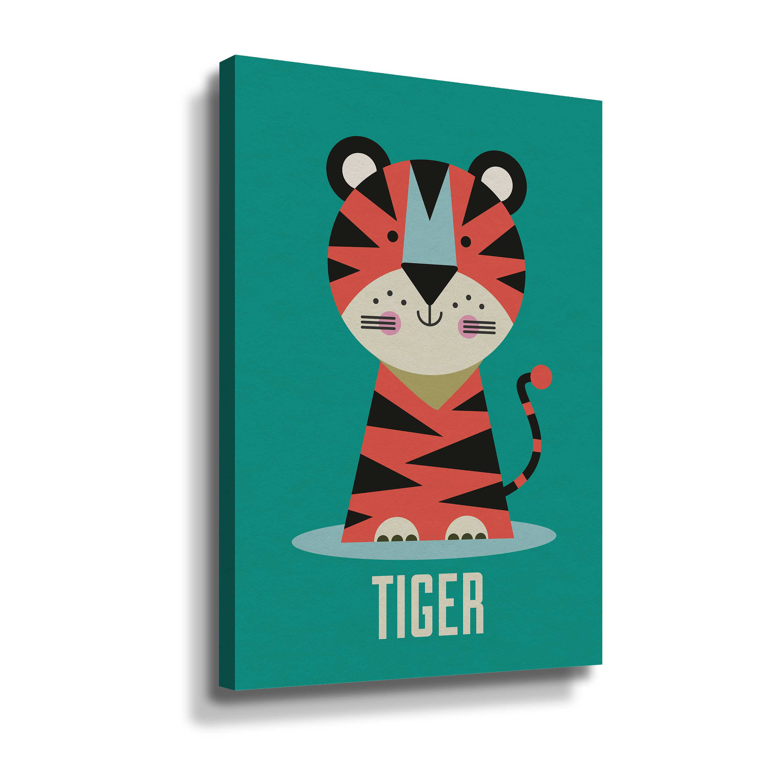 Zoomie Kids Tiger Kids Nursery Tiger Kids Nursery - Painting on Canvas