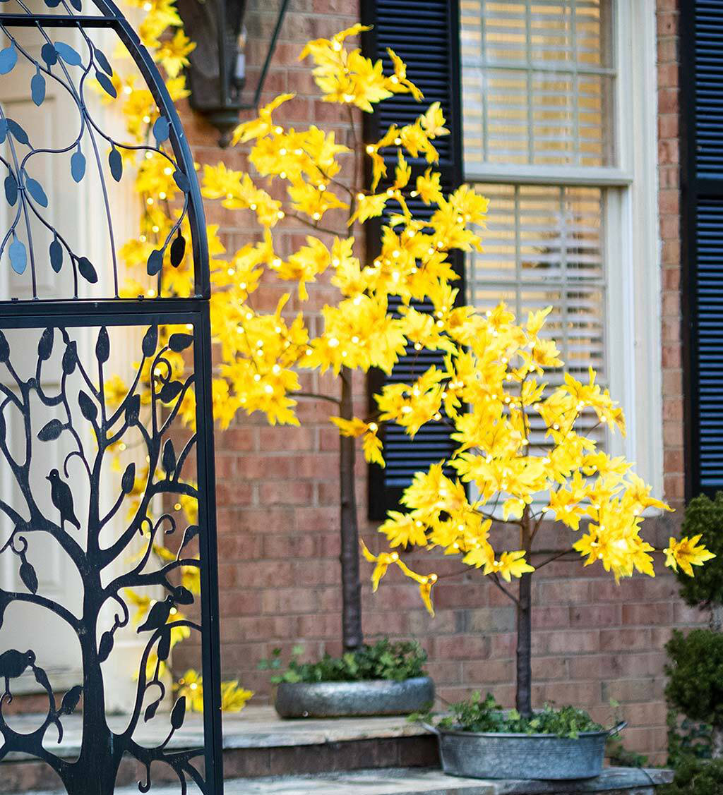 Plow & Hearth 48'' Faux Moss Tree in Pot Wayfair