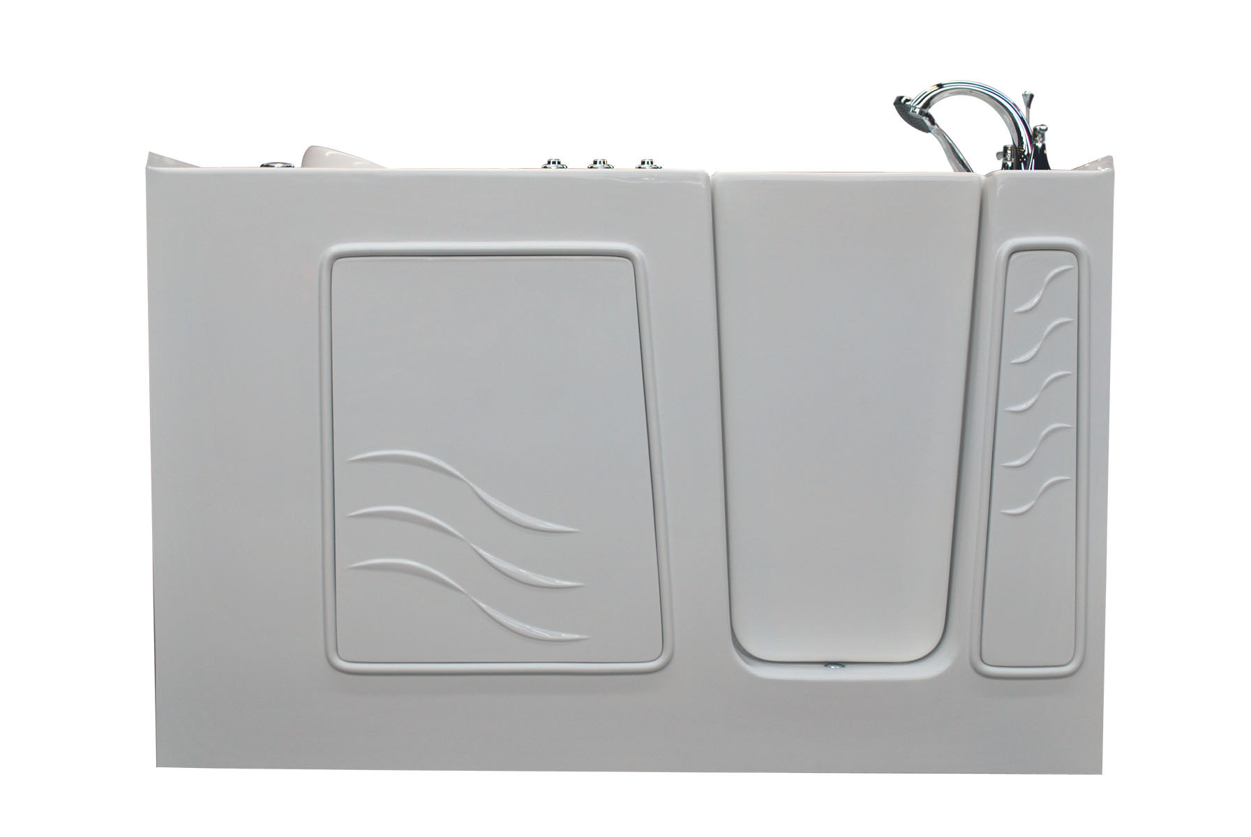 Therapeutic Tubs Tucson 60'' x 30'' WalkIn Air Fiberglass Bathtub with