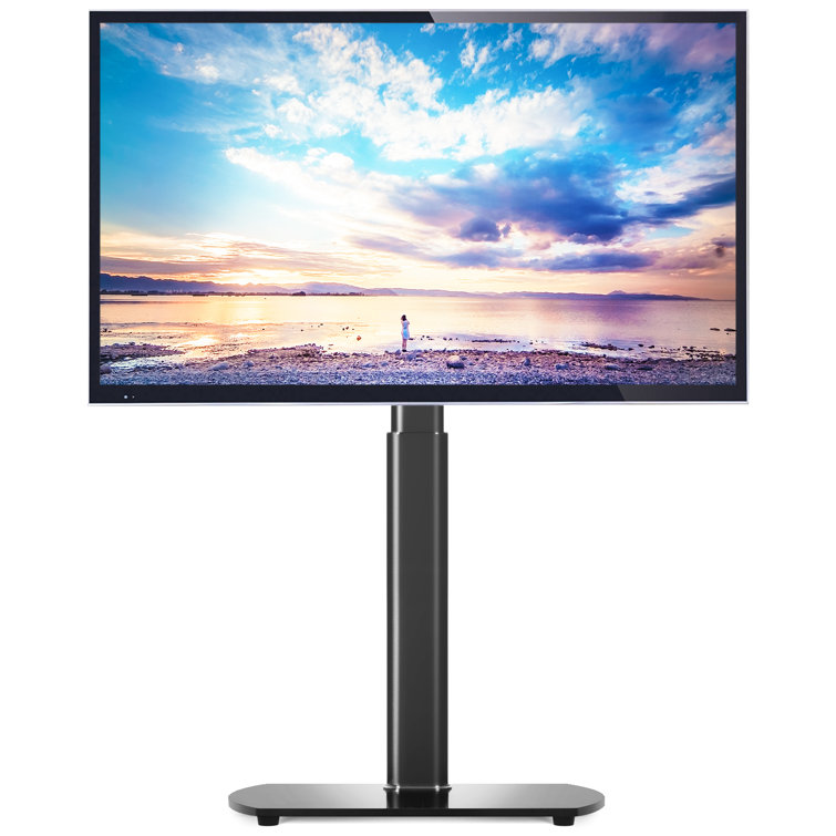 Rfiver Black Swivel Floor Stand Mount For Greater Than 50 Screens Holds Up To 77 Lb Reviews Wayfair
