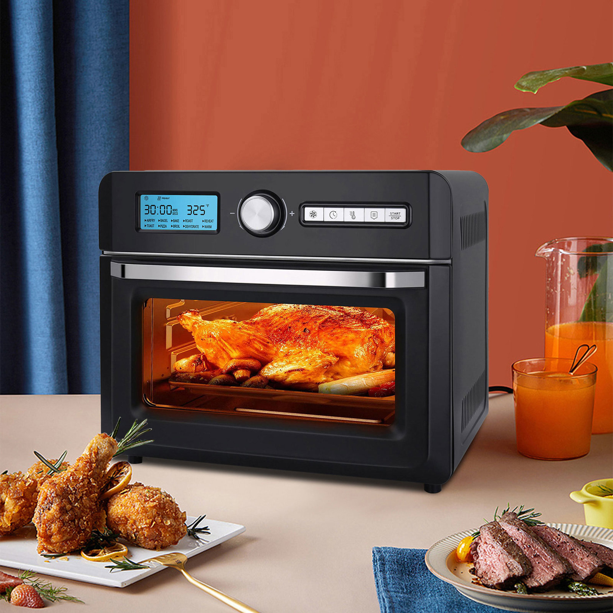 air fryer countertop oven rotisserie dehydrator