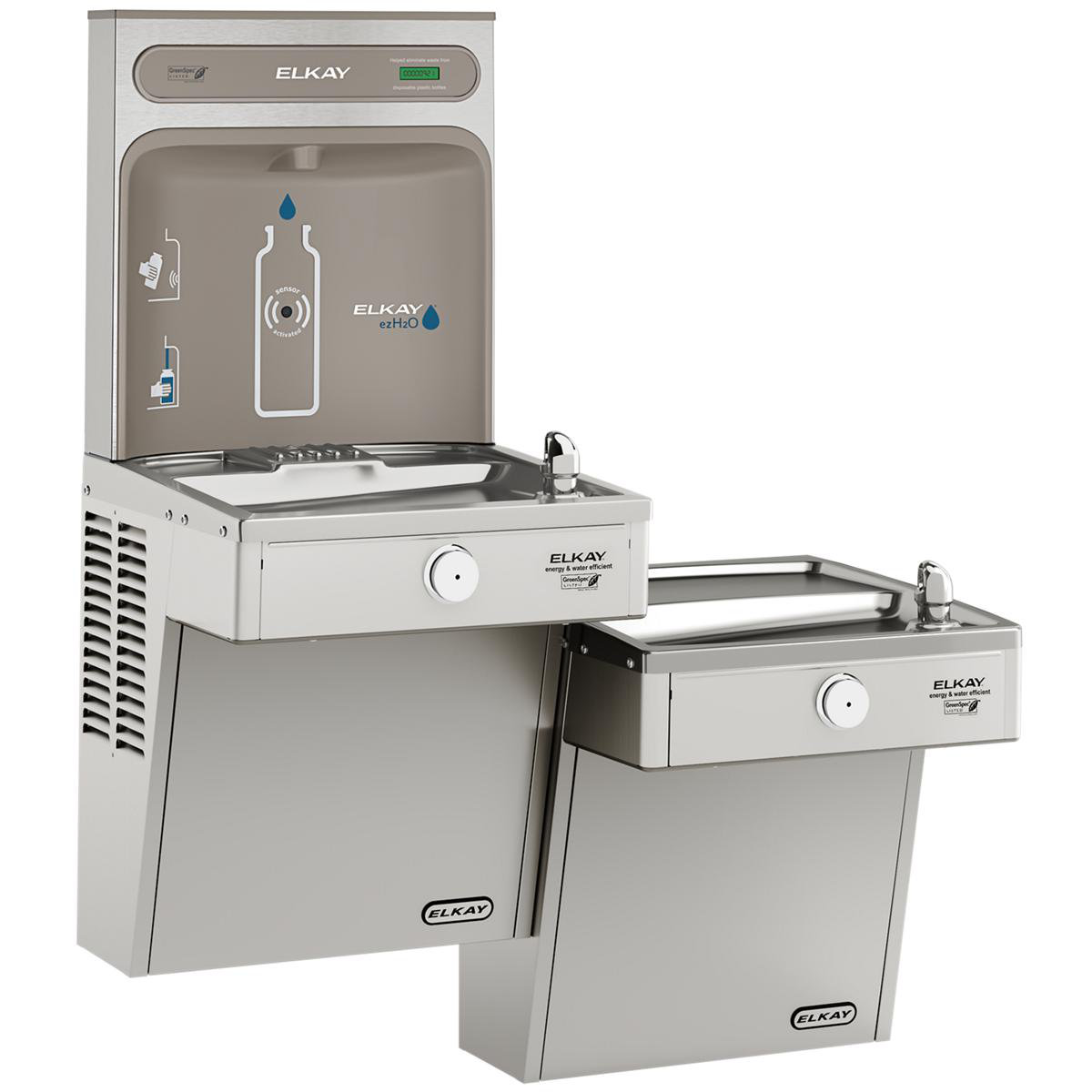 Elkay Wall Mount Bottle Filling Station & Drinking Fountains Wayfair