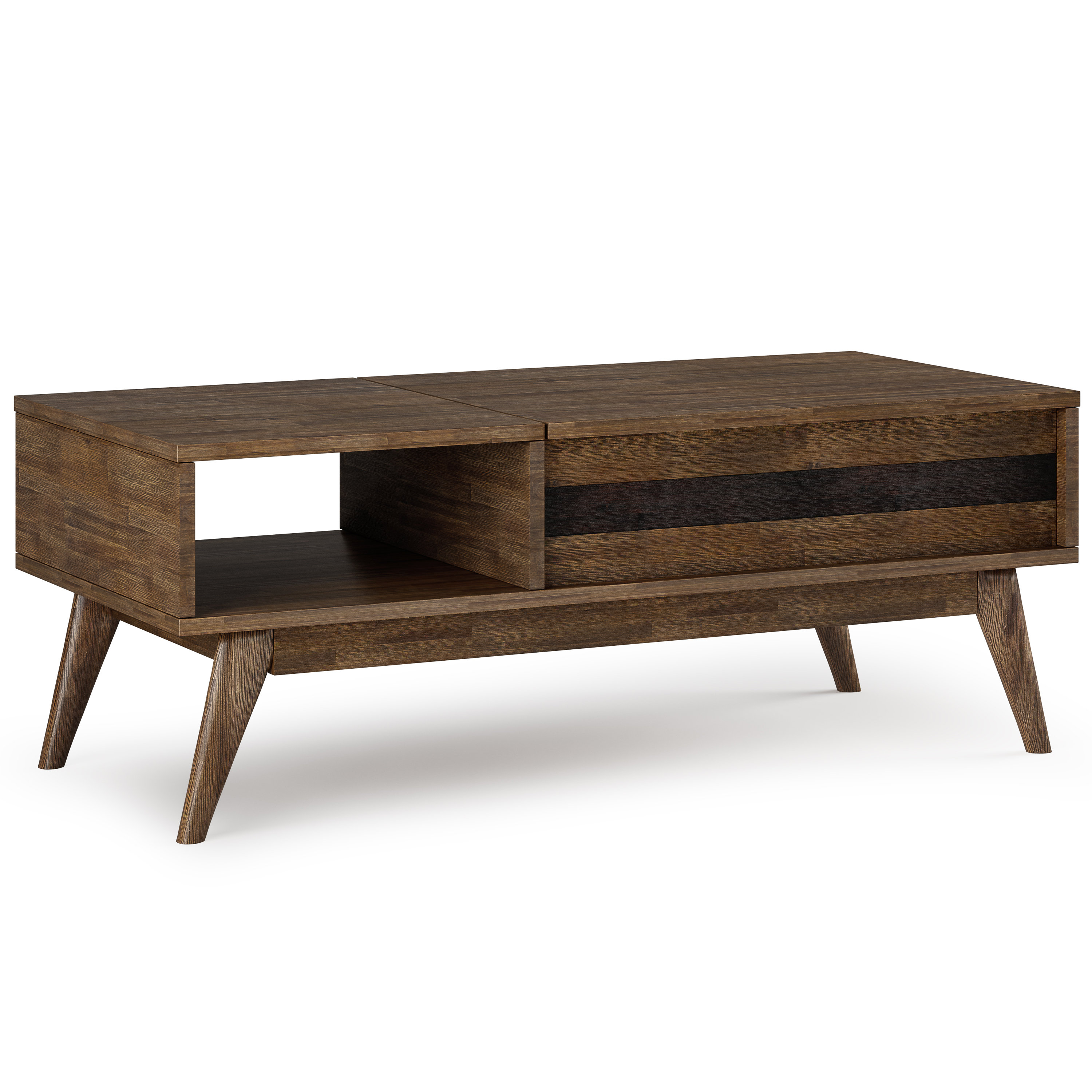 Corrigan Studio® Ishanti Solid Wood Lift Top 4 Legs Coffee Table with