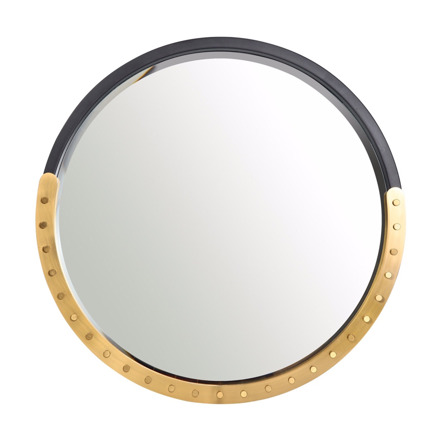 Everly Quinn Round Metal Wall Mirror | Wayfair