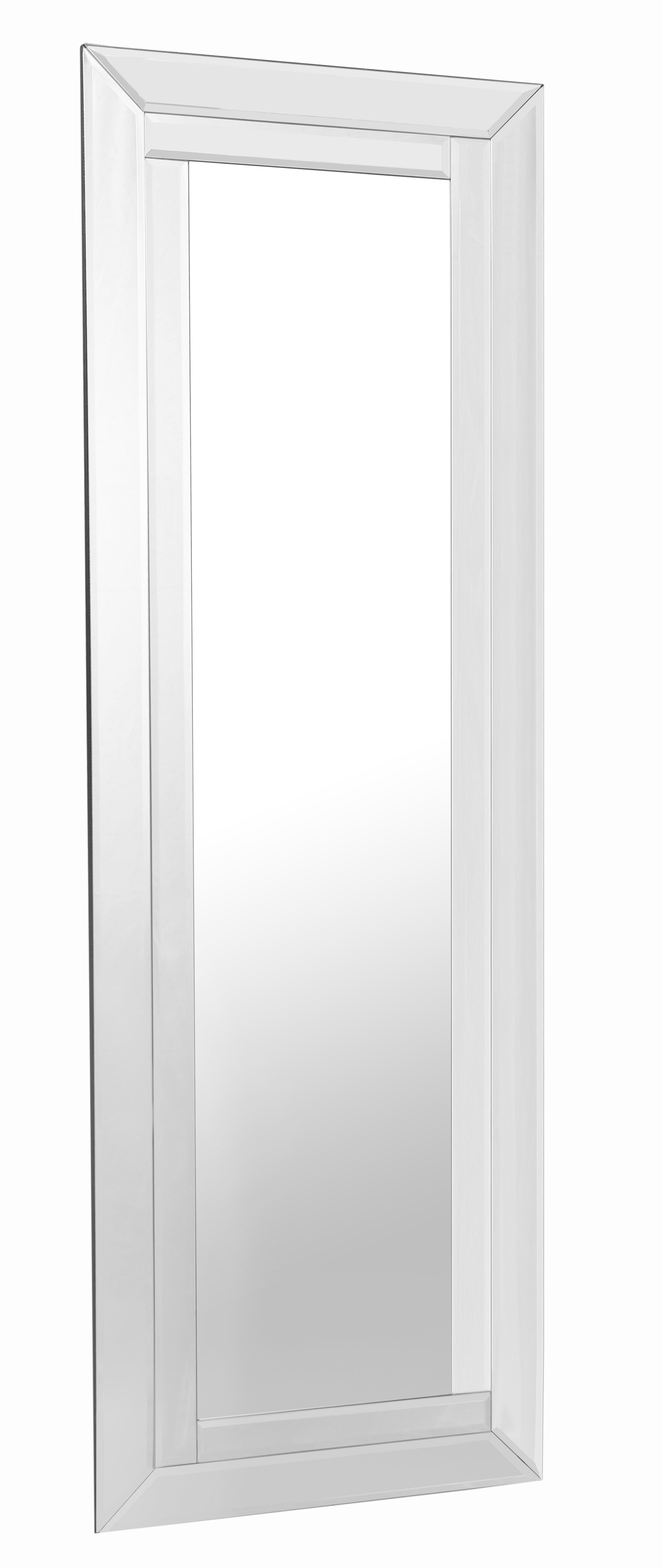 Orren Ellis Valdosta Rectangle Glass Wall Mirror Wayfair