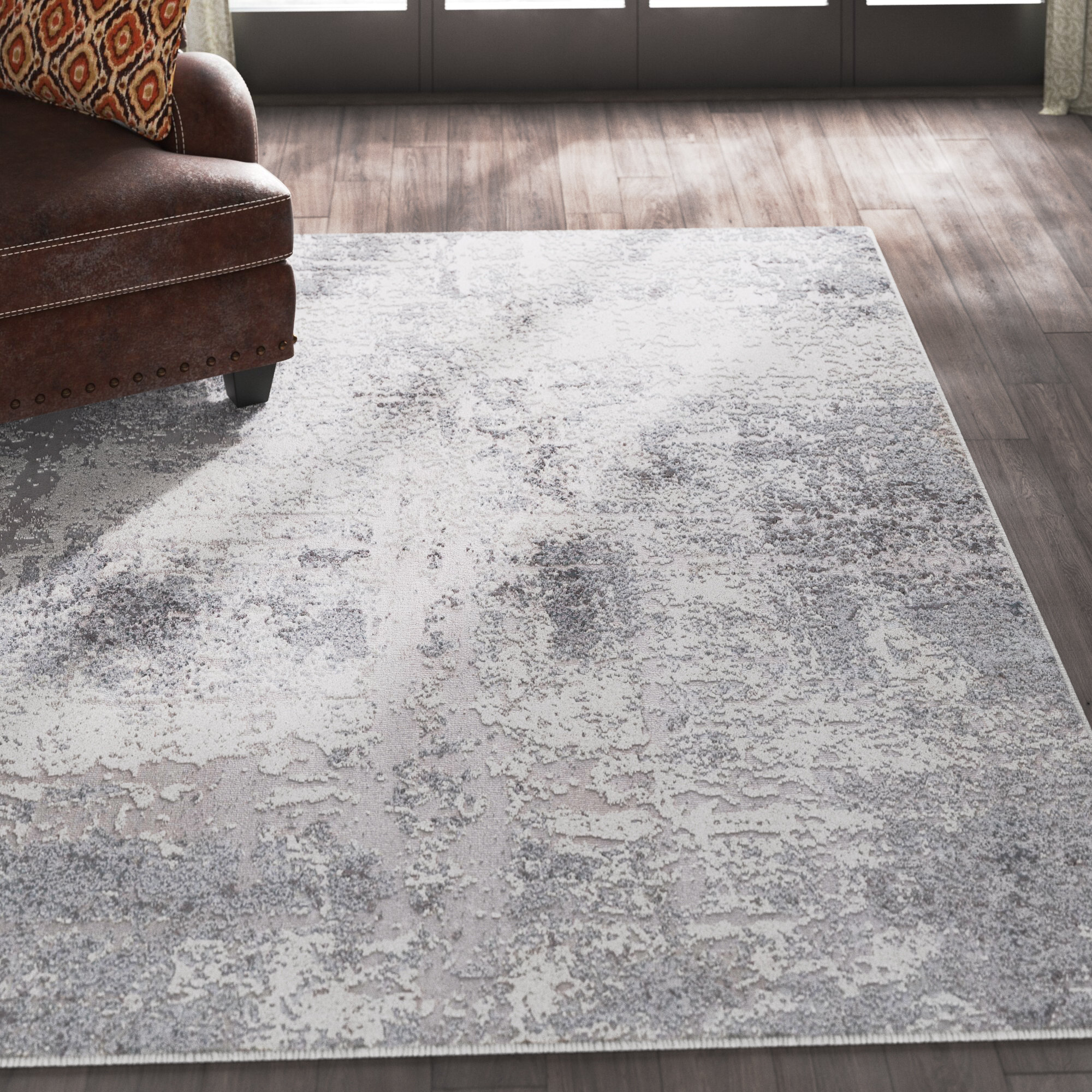 Greyleigh™ Framingham Performance Gray Rug & Reviews Wayfair