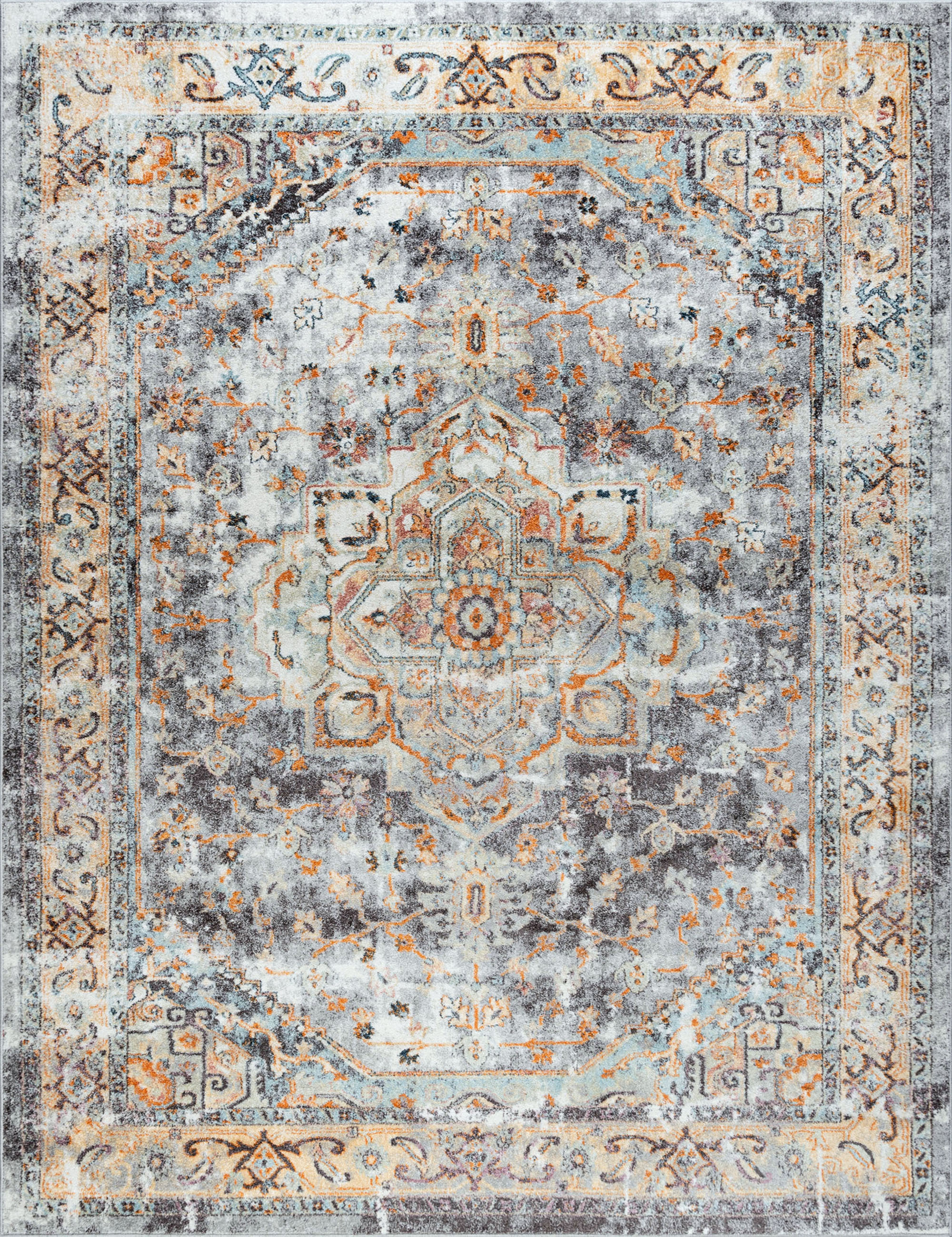 Bungalow Rose Hartlyn Gray Rug & Reviews | Wayfair