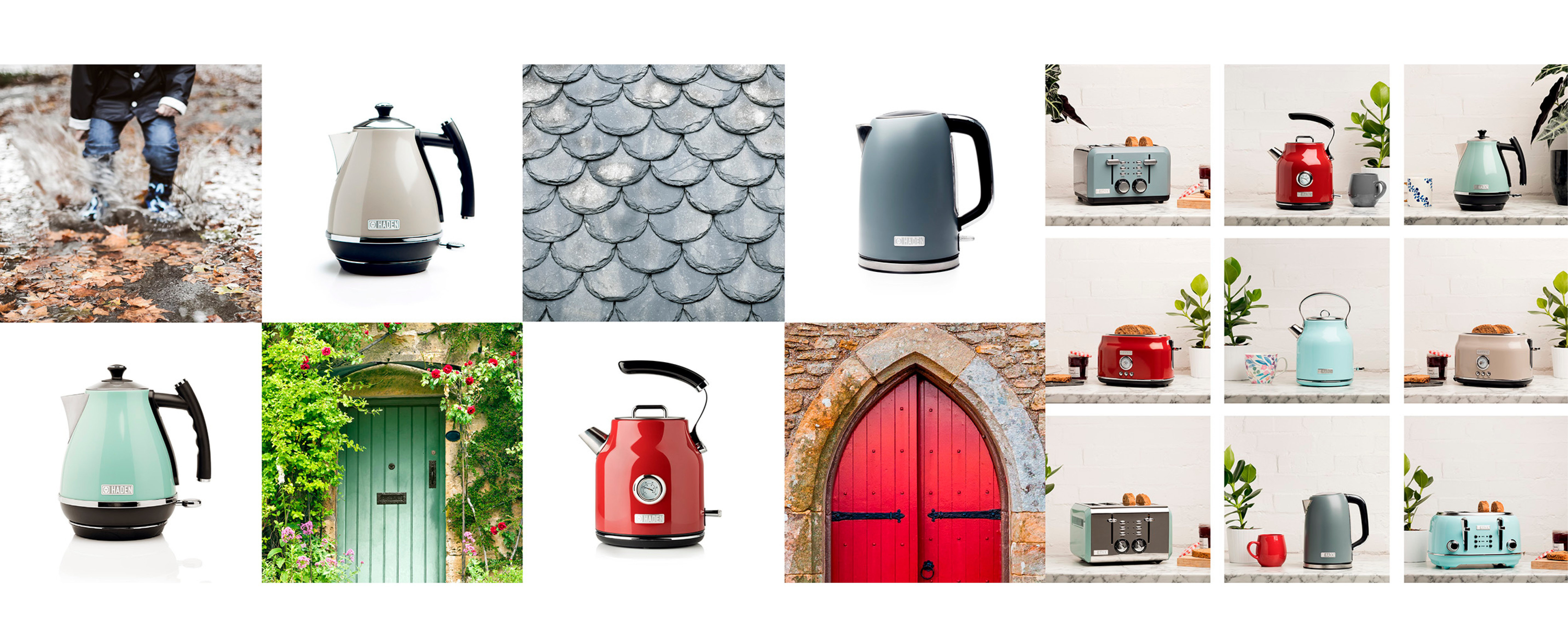 HADEN .7 Cu. 700Watt Countertop Microwave With 5 Power Levels