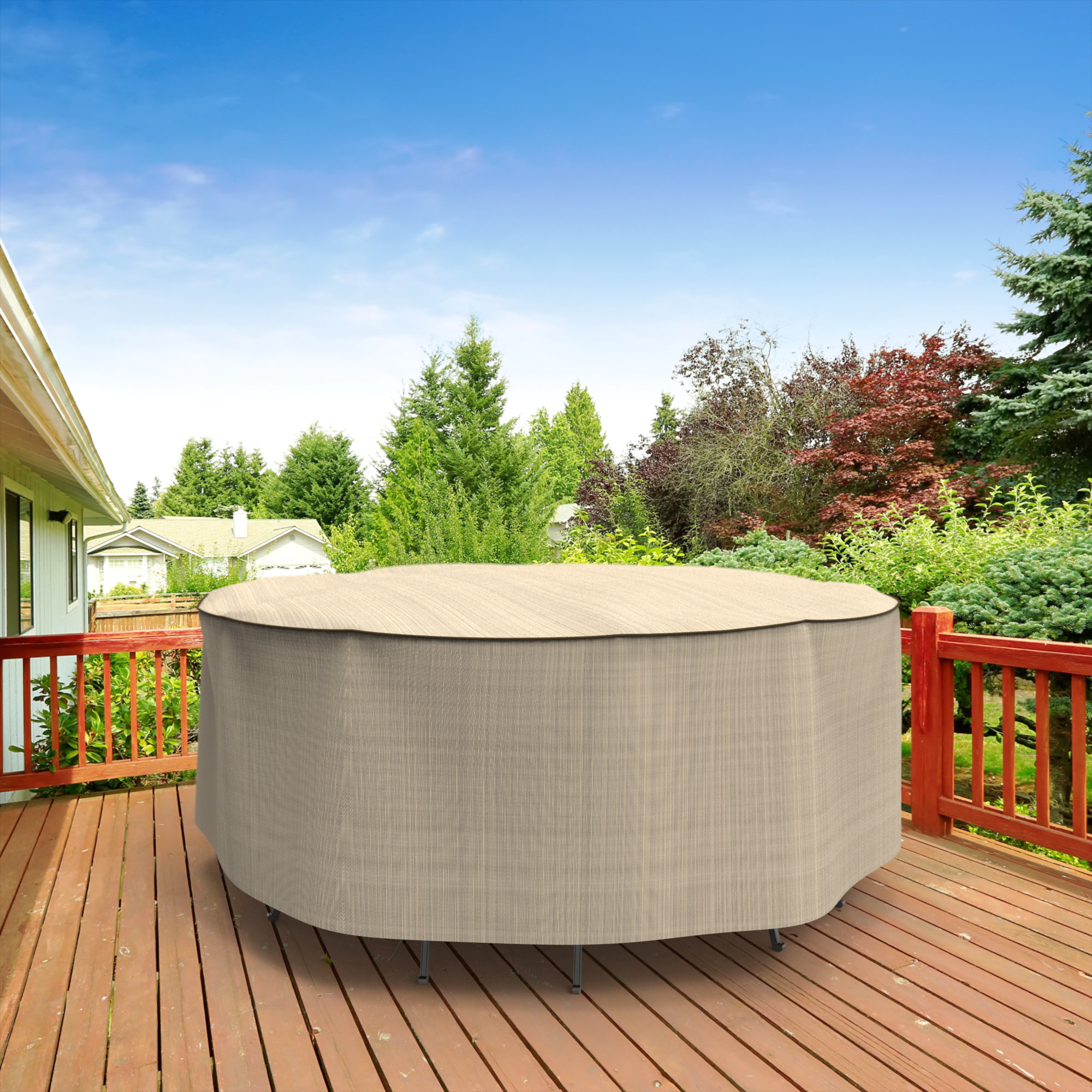 DUCKCOVERS Soteria Waterproof Outdoor Dining Set Cover
