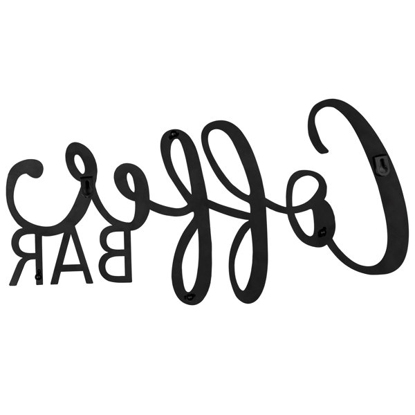 Gracie Oaks Coffee Bar Script Wall Décor & Reviews | Wayfair