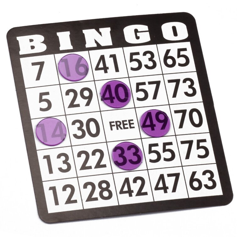 Play Bingo at home! Deck of Bingo Playing Cards with 100 paper bingo cards 