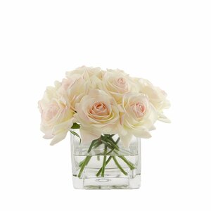 Rosdorf Park Roses Floral Arrangements and Centerpieces in Vase ...