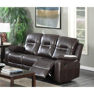 Napolean 80"" Pillow top Arm Reclining Sofa -  Brassex, 6015S-BR