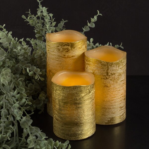 ST JUDE LED WAX CANDLE WITH VANILLA SCENT BATTERIES INCLUDED 