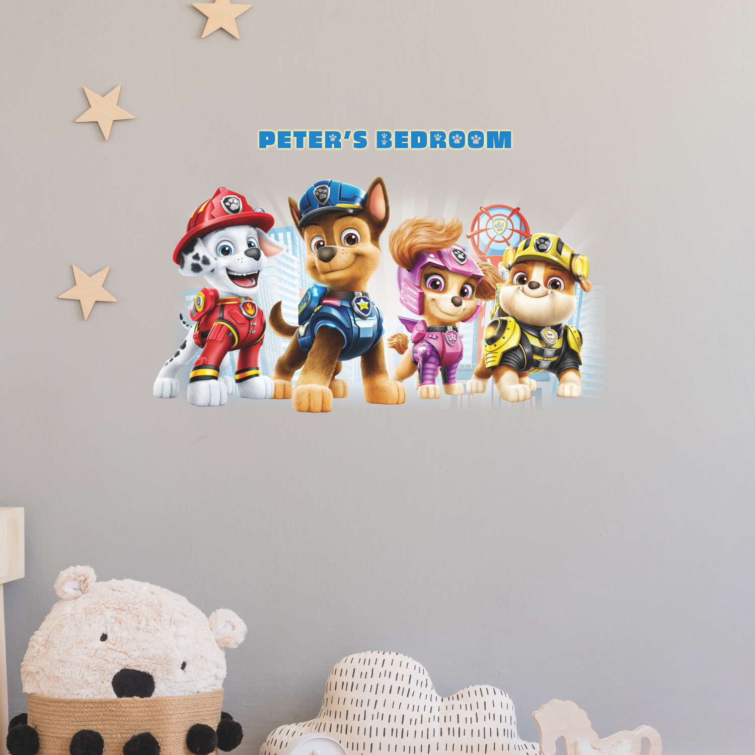 Room Mates Paw Patrol Peel and Stick Giant Wall Decal | Wayfair