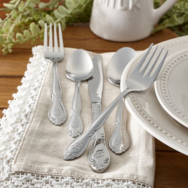 Dinner Forks,Best Gift for Husband Wife and Family Dinner Wedding Dating Letter Engraved Fork Stainless Steel Engraved Fork 