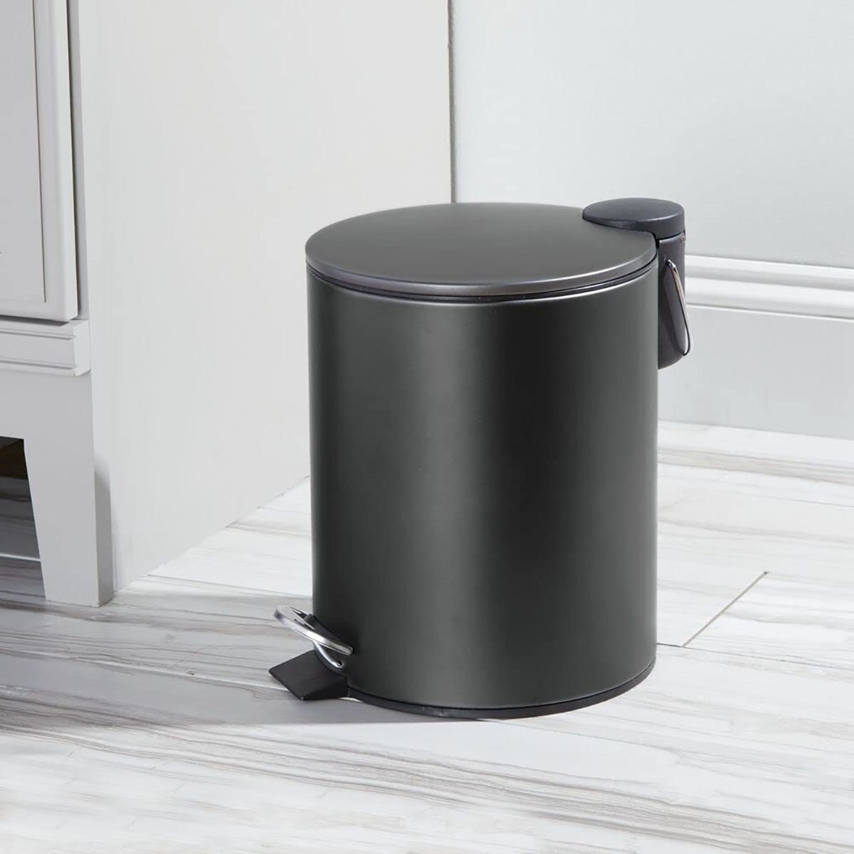 JEUPDAY 1.3 Gallon Step On Trash Can Wayfair