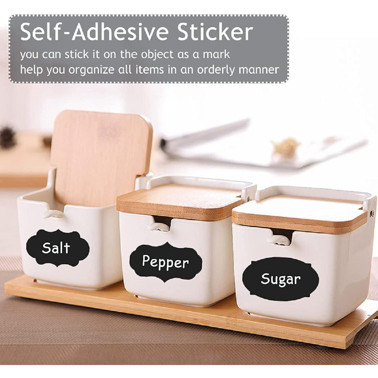 Basket Labels Clip On For Storage Bins Include Removable Kitchen Clip Label Holder Chalkboard Labels And Markers Pantry PVC Bin Clips For Basket Box ...