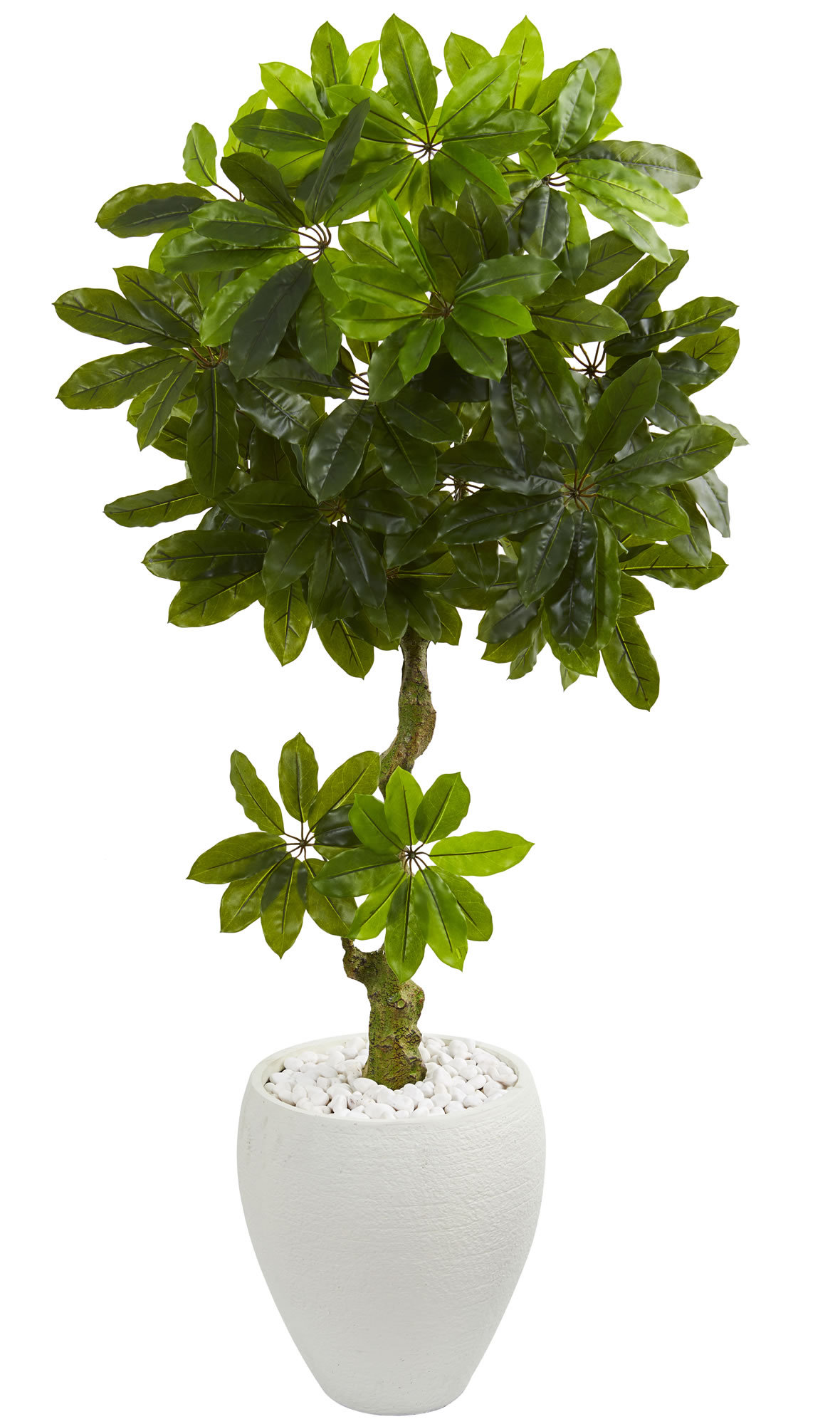 Latitude Run® 66" Artificial Foliage Tree in Planter Wayfair