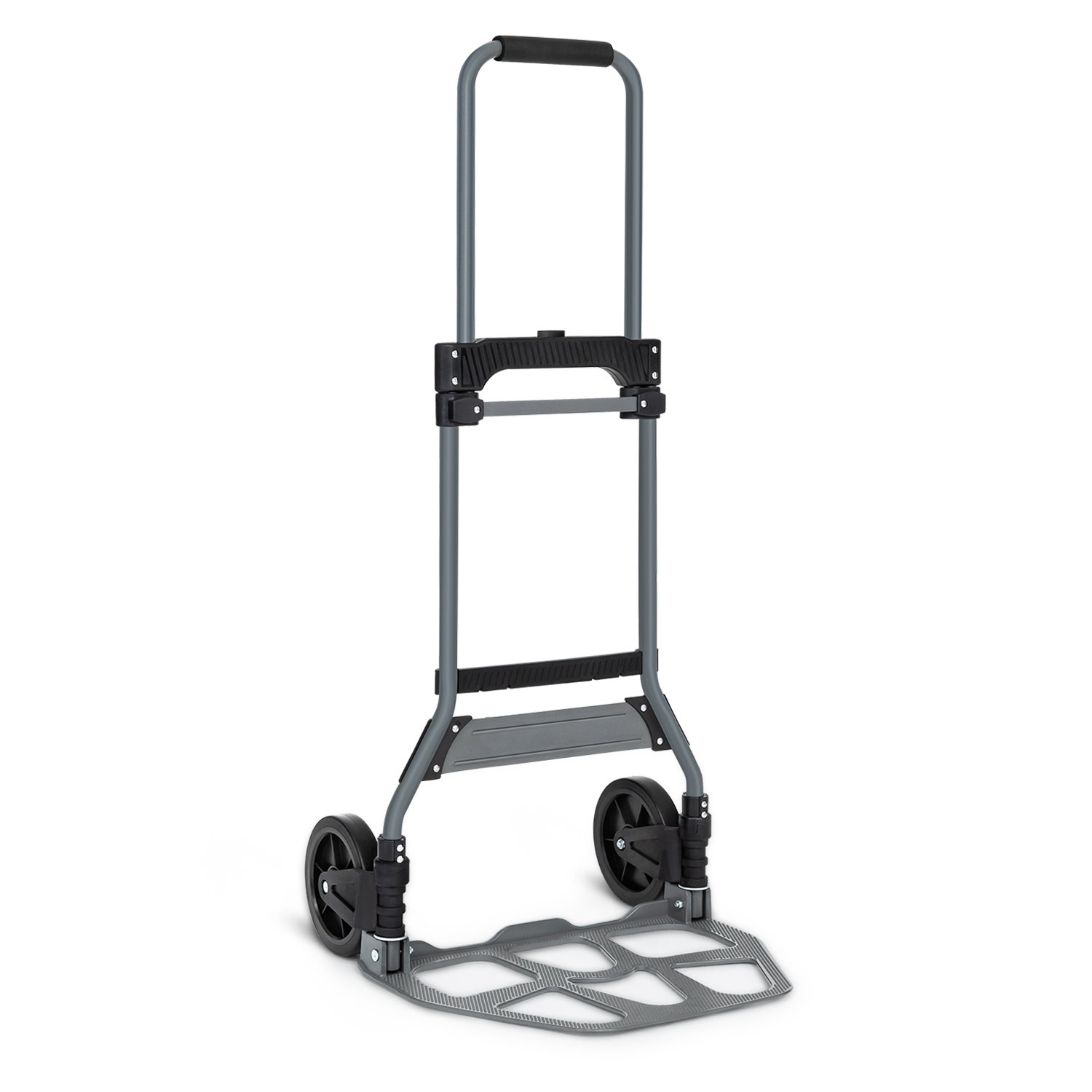 MoNiBloom Folding Hand Truck Dolly, Telescoping Handle and Folding