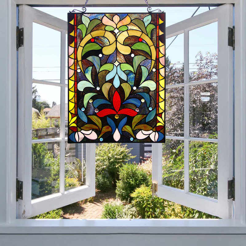 Tiffany Window Panel - Stained Glass Wall Art