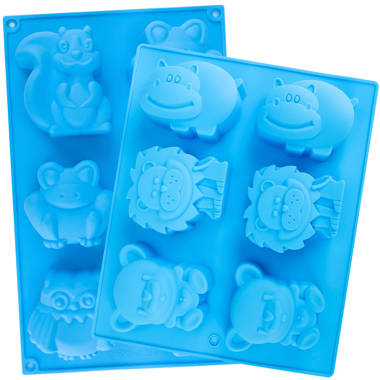2 Pack 3D Car Shape Silicone Molds Chocolate Cake Baking Molds For Making Jello Pudding Candy Ice Cube Soap Resin 