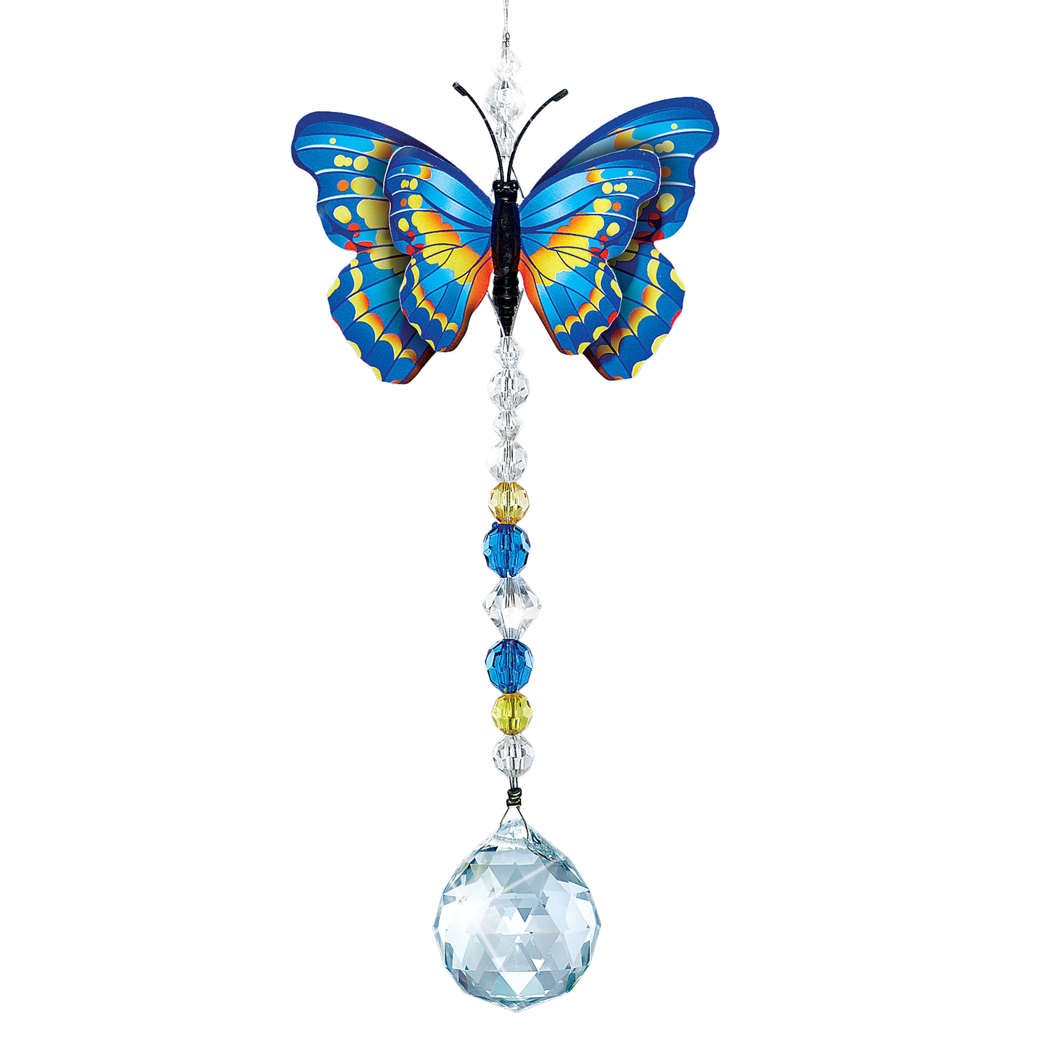 Arlmont & Co. Nemah 3D Sparkling Crystal Butterfly Suncatcher Wayfair