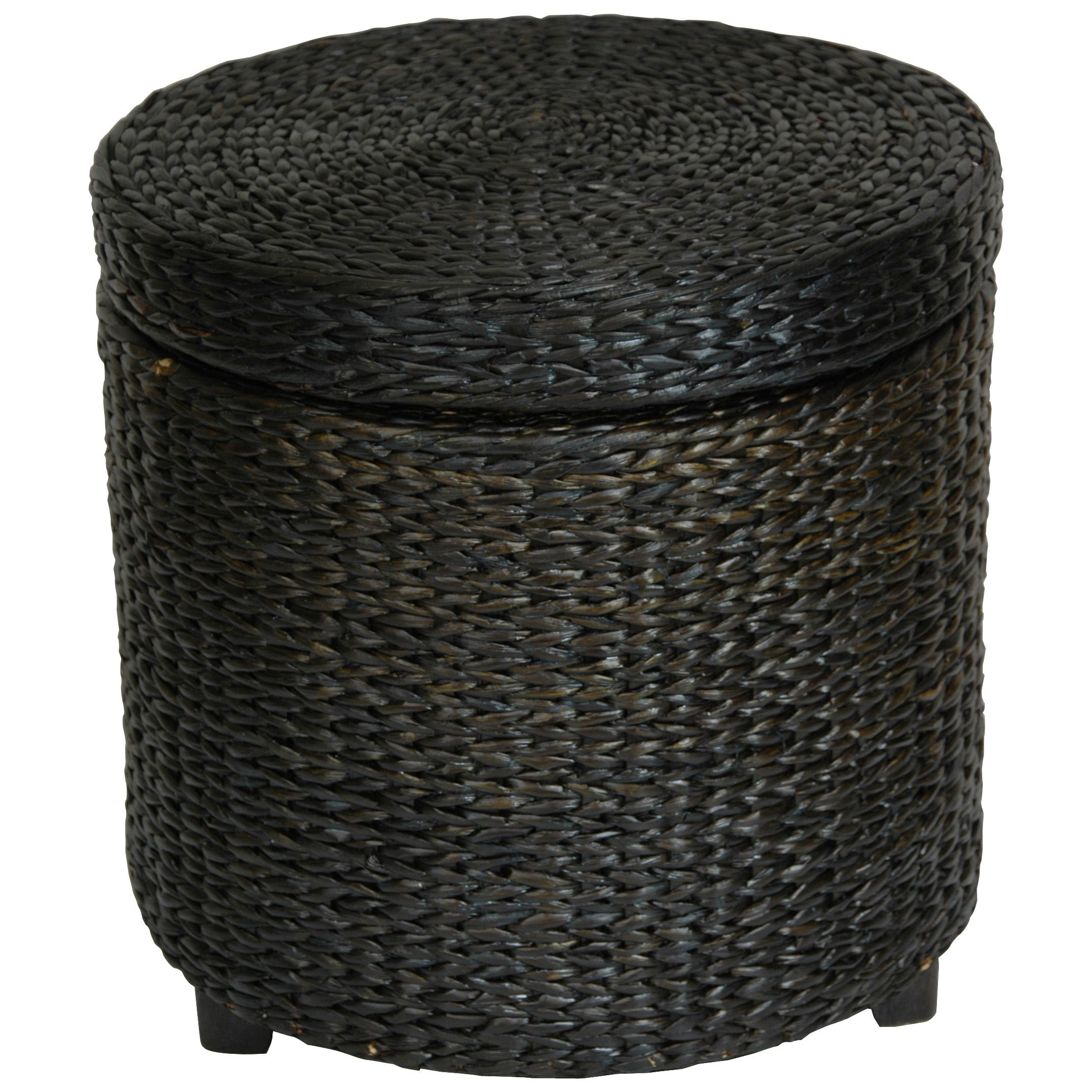 Wade Logan® Atara Rattan Storage Ottoman & Reviews Wayfair