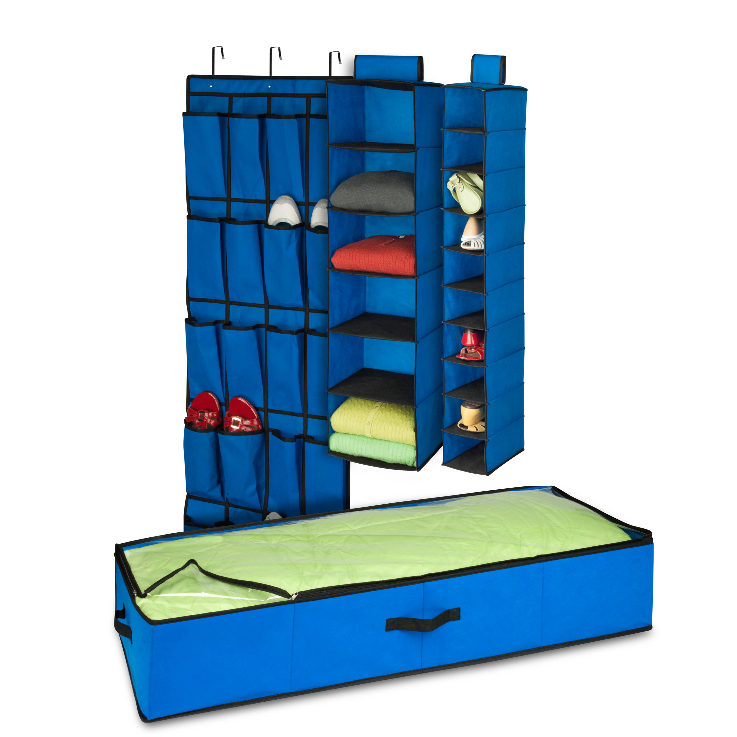 Honey Can Do Room Fabric Underbed Shoe Storage Wayfair