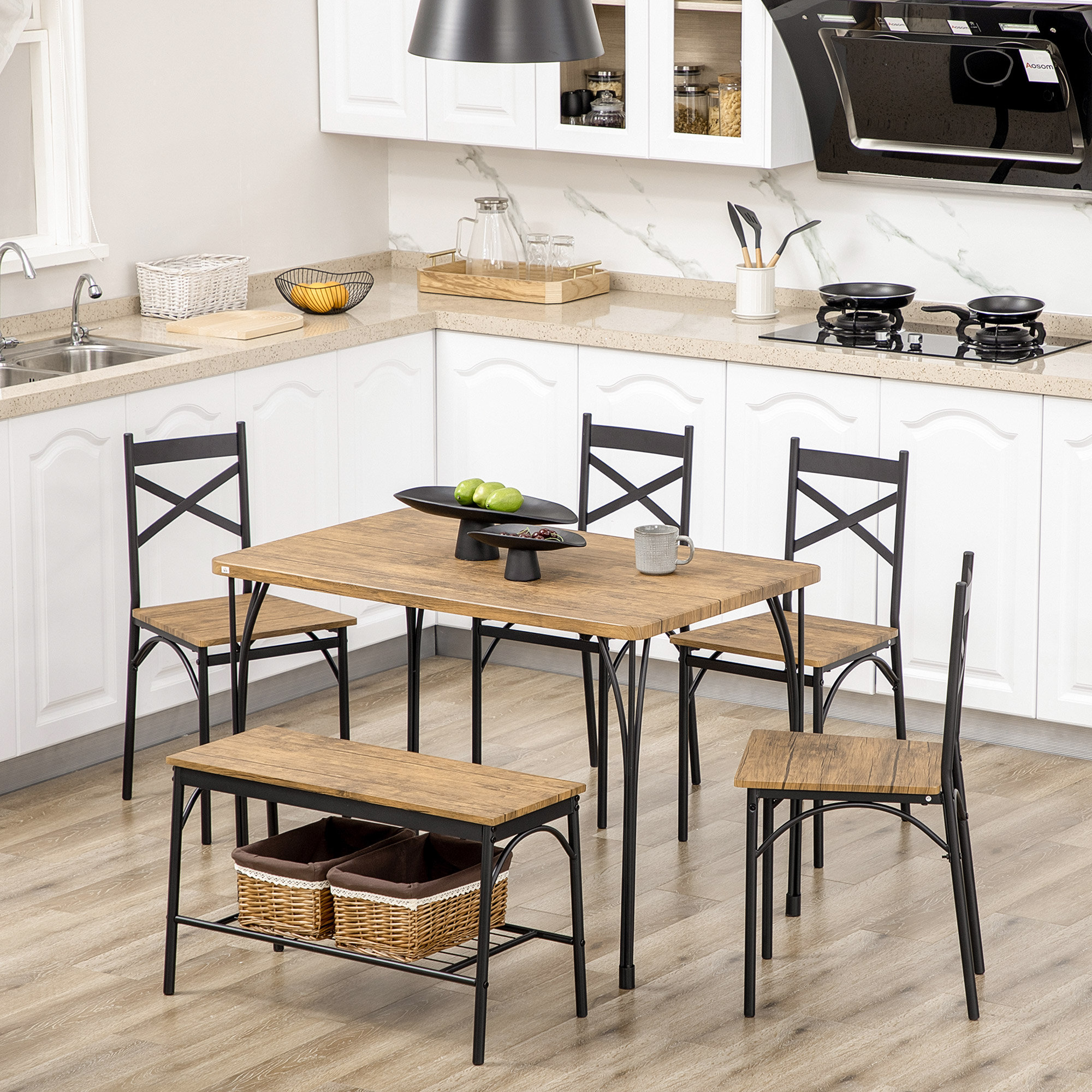 17 Stories 6 - Person Bar Height Dining Set - Wayfair Canada