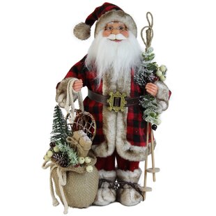 Winter Farmhouse Decor for Front Door Christmas Decorations for the Home Buffalo Plaid Check Santa Claus & Reindeer Outdoor Indoor Hanging Banner hogardeck Merry Christmas Decorations Porch Sign 