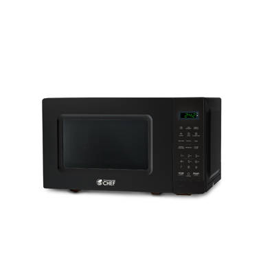 white 800 watt microwave