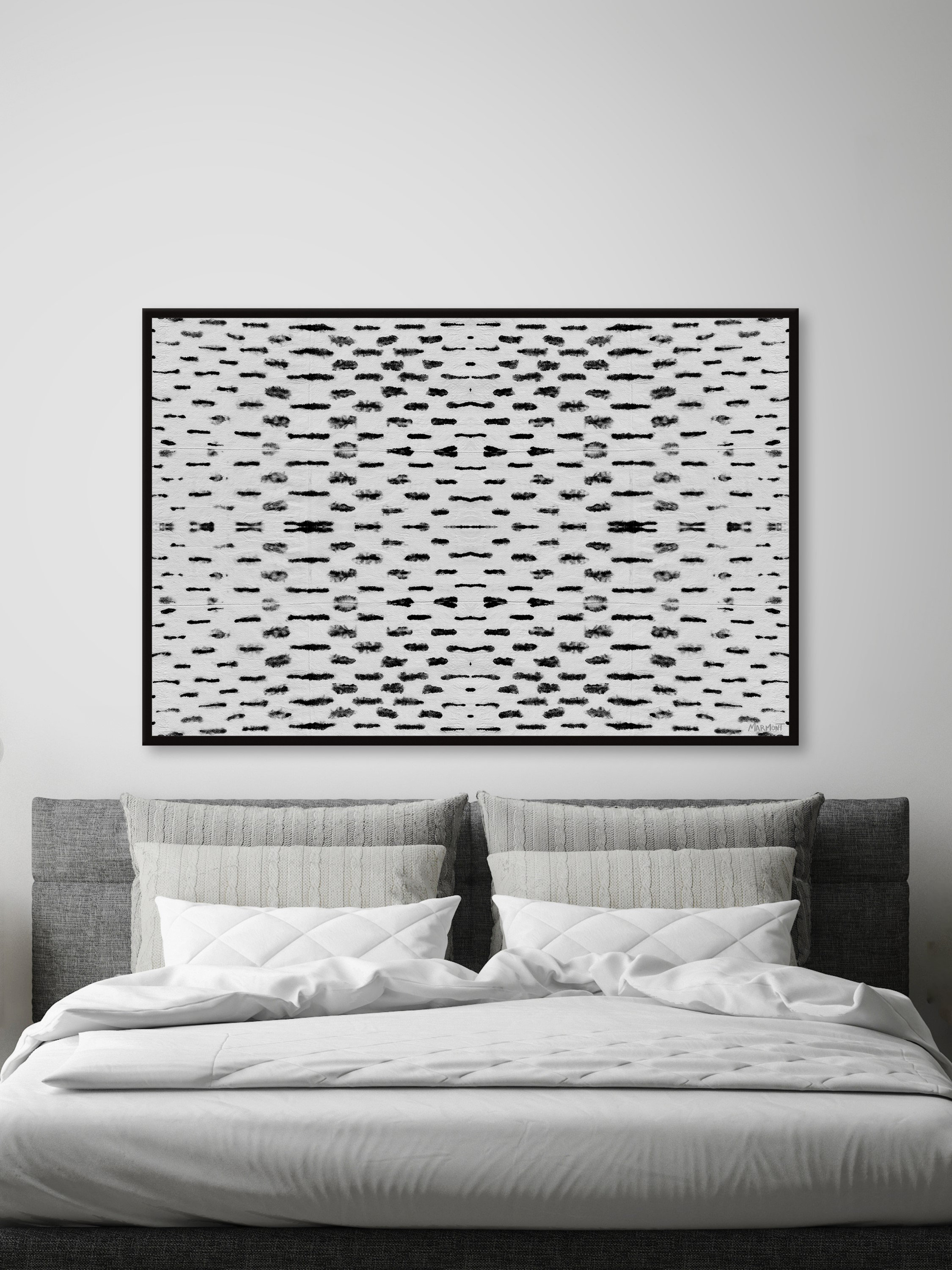 Orren Ellis Mirrored Sheet by Floater Frame Print on Canvas Wayfair