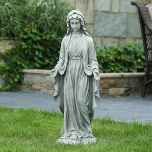 Roman 12" Garden Monk with Book Bible Resin/Stone Mix Outdoor Patio Statue New! 