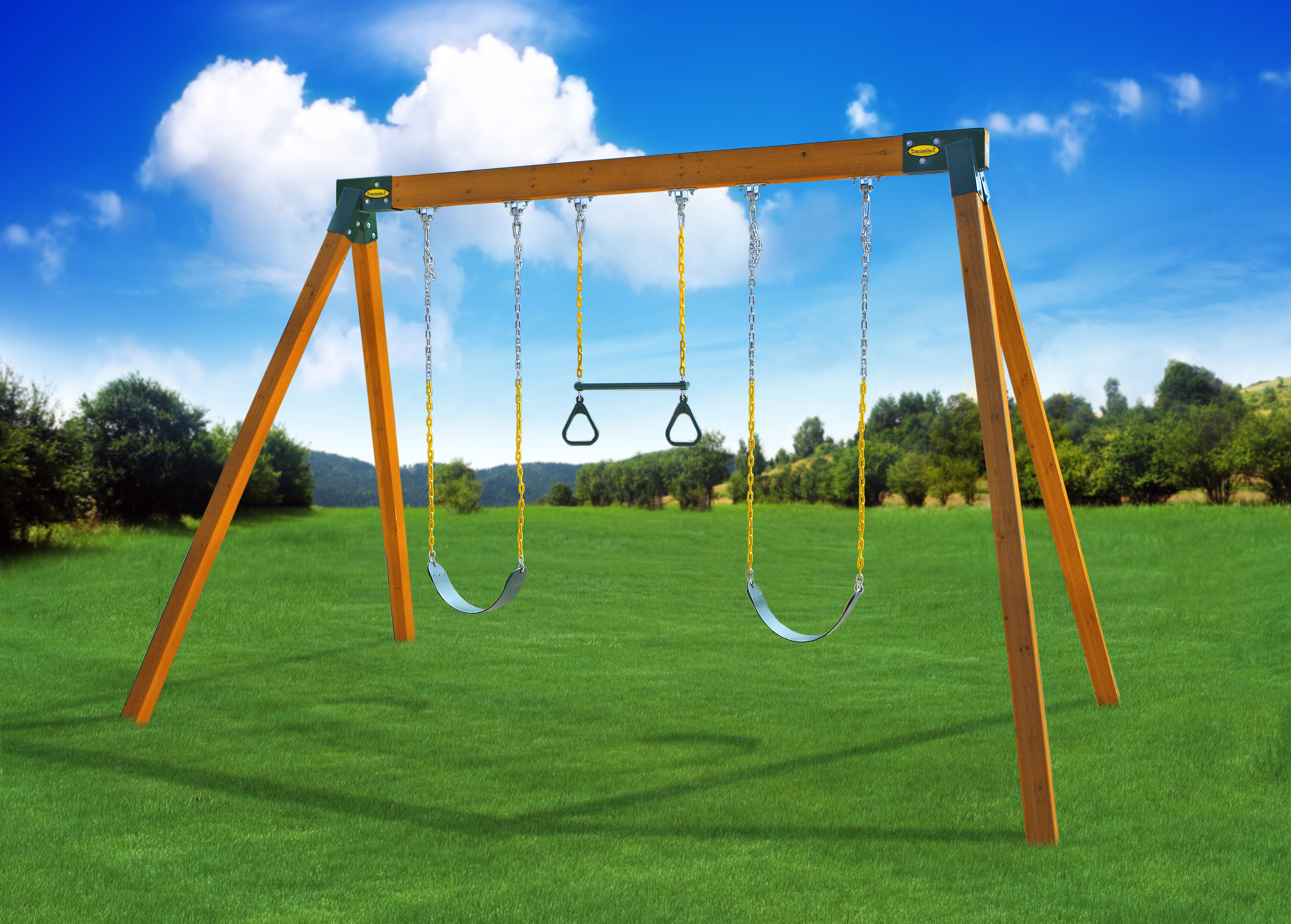 Eastern Jungle Gym Extra Large Plastic Toy Telescope Swing Set Accessory Green f 