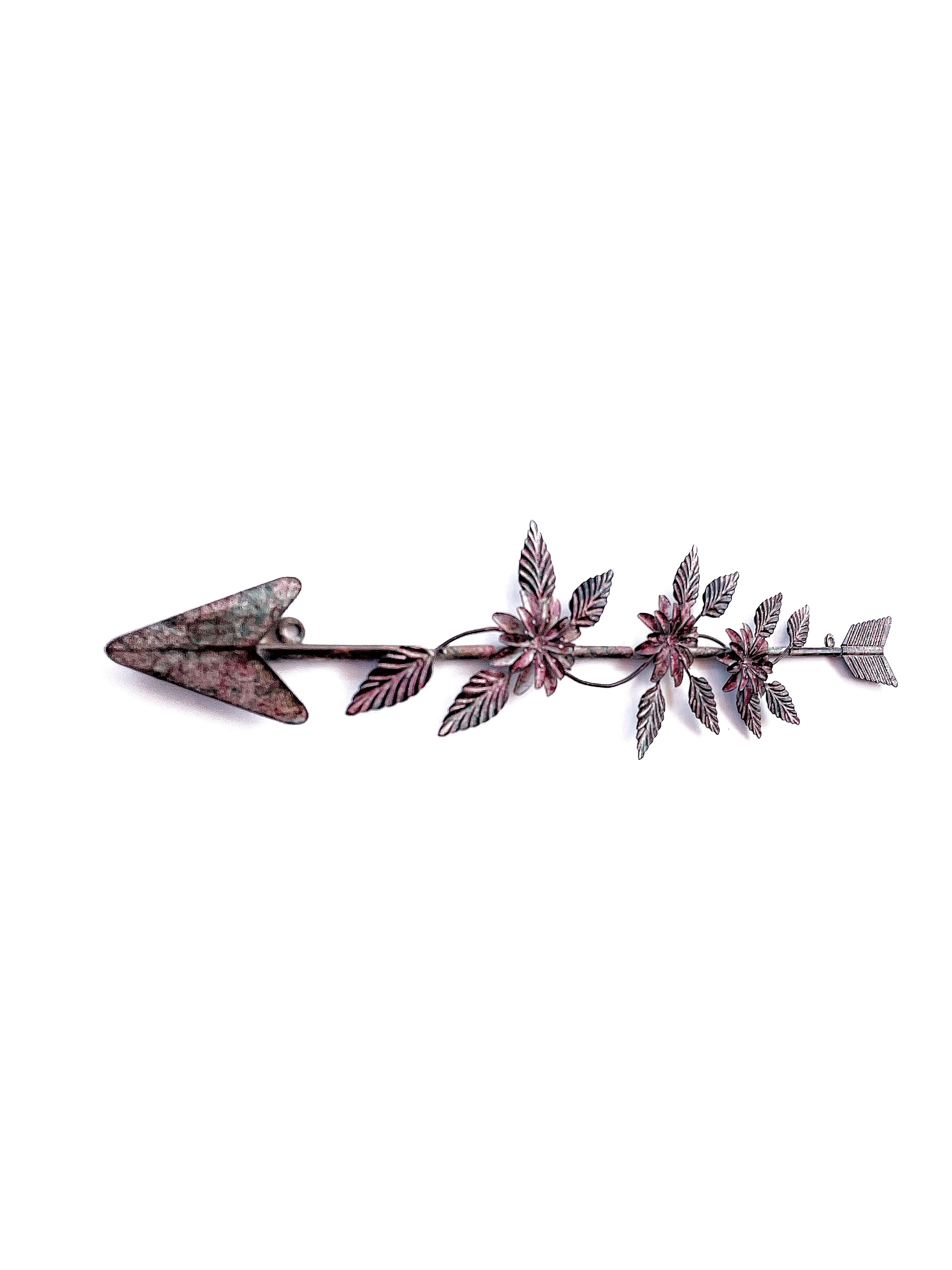 Bungalow Rose Floral Arrow Wall Décor Wayfair