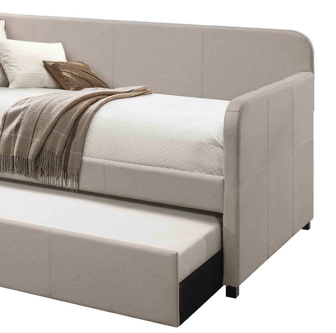 Brayden Studio® Ruggiero Upholstered Daybed with Trundle & Reviews Wayfair Canada