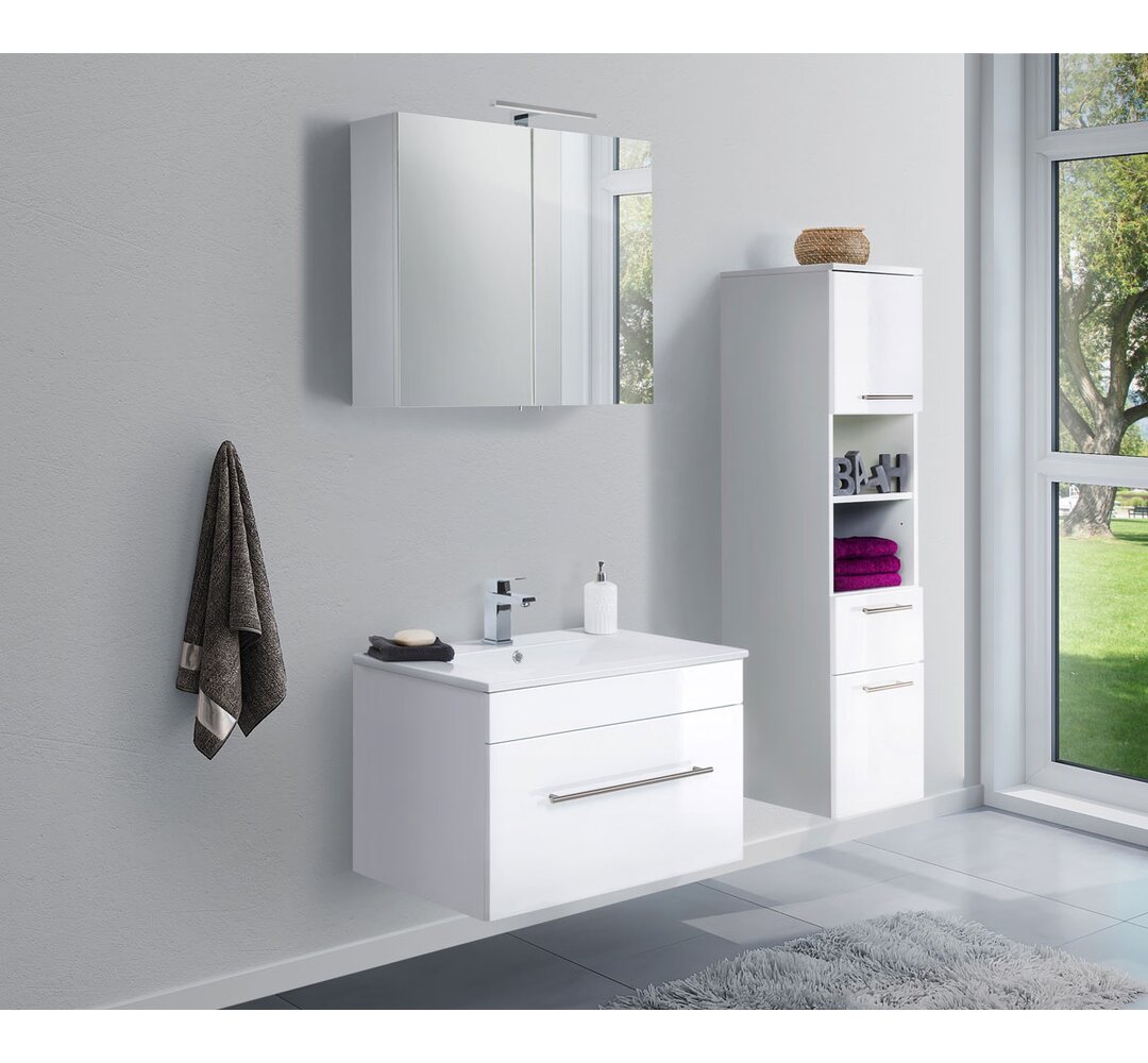 Viva 3-Piece Bathroom Furniture Set white