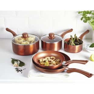 12 MasterPan Copper Pan Wok with Lid Copper 